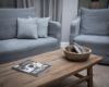 Picture of Landelijke linnen bijzetfauteuil Milano