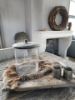 Picture of Glazen voorraadpot L vintage grey