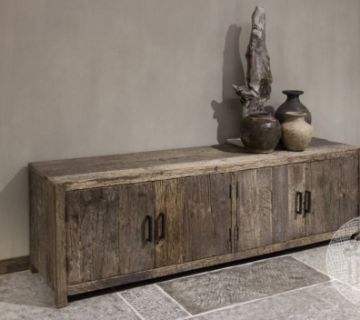 Picture of Stoer & Stijlvol TV dressoir rustiek hout
