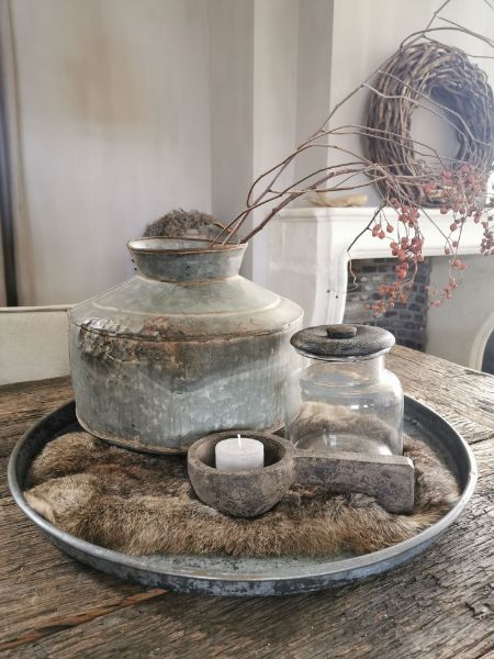 Picture of Kaarshouder Spoon vintage grey