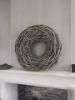 Picture of Grote wortel krans 70 cm white wash