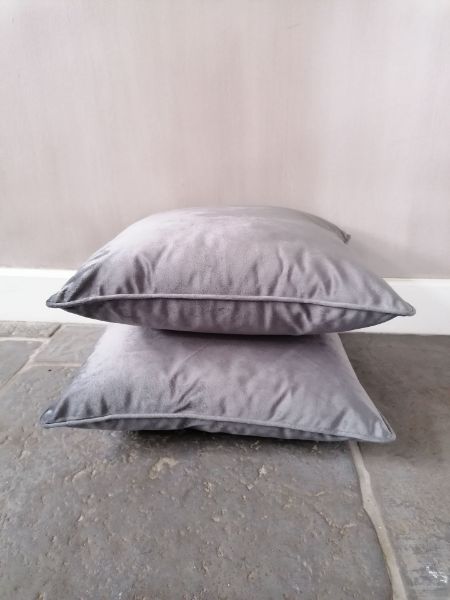 Picture of Velvet kussen grijs