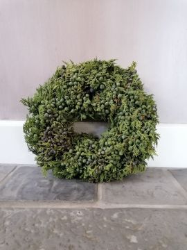 Picture of Stoer & Stijlvol besjes krans 30 cm groen - blauw