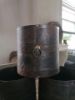 Picture of Oude bruin metalen pot met ring