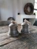 Picture of Decoratie bel (kerstklok) grijs L