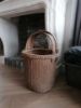 Picture of Oude Oosterse katoen mand met handvat