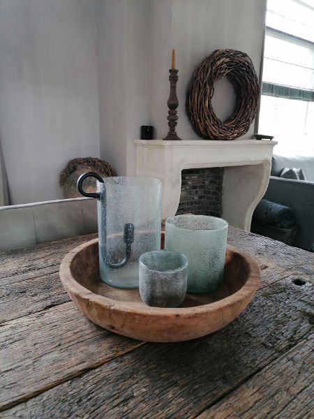 Picture of Windlicht vintage green L
