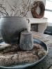 Picture of Houten pot Maya S vintage grey