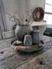 Picture of Houten pot Maya L vintage grey