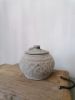 Picture of Stoer & Stijlvol pot Memet met deksel Earth finish