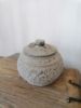 Picture of Stoer & Stijlvol pot Memet met deksel Earth finish