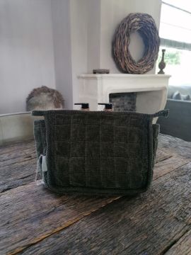 Picture of Luxe toilettas Rib groen