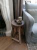 Picture of Stoer & Stijlvol oud houten kruk 52 cm