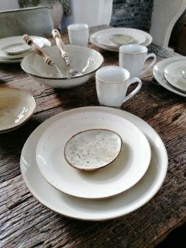 Picture of Stoer & Stijlvol amuse bordje beige keramiek