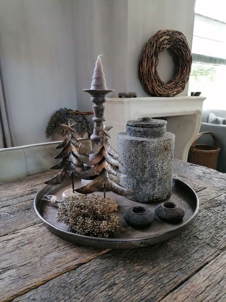 Picture of Kerstboom 'leaf tree' oud goud