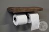 Picture of Toiletrol houder oud rustiek houder dubbel