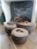 Picture of Ronde houten bak met deksel nr. 3