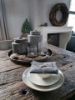 Picture of Set van 2 linnen look Servetten donkergrijs