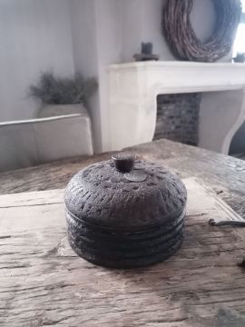 Picture of Houten spice box | Black finish
