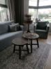 Picture of Stoere salontafel set/2 rond oud hout