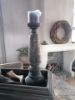 Picture of Houten kandelaar Grey groot