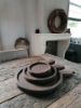 Picture of Bruin houten serveerplank met handvat S