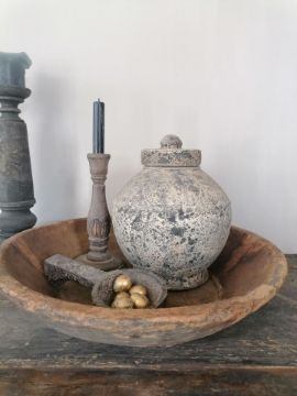 Picture of Pot Liana Moss finish rond
