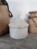 Picture of Oude pot met deksel - Tika box - grijs