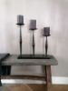 Picture of Zwarte smeedijzeren kandelaar | 3 candles