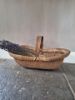 Picture of Oude rieten plukmand met handvat