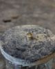 Picture of Glazen potje met deksel Grey finish M