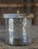 Picture of Glazen potje met deksel Grey finish M