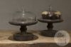 Picture of Taartplateau met stolp grey finish S