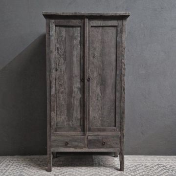 Picture of Stoere landelijke dichte kast met lade op poten