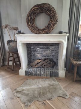Picture of Geitenvacht beige 95 x 70 cm
