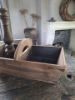 Picture of Oud houten graanbak met handvat