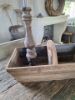 Picture of Oud houten graanbak met handvat