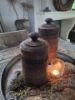 Picture of Stoer & Stijlvol houten pot met deksel nr 2