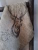 Picture of Shabby doek rendier - hert met gewei