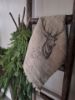 Picture of Shabby doek rendier - hert met gewei