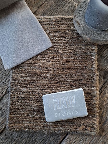 Picture of Vloerkleed handgeweven hennep Brown