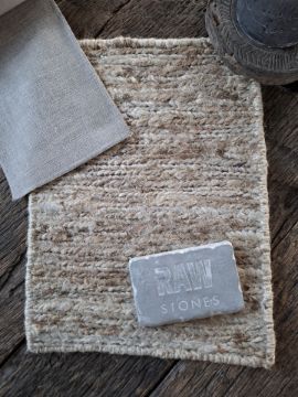 Picture of Vloerkleed handgeweven hennep Sand