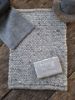 Picture of Vloerkleed handgeweven natuur wol Grey