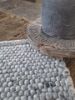 Picture of Vloerkleed handgeweven natuur wol Grey