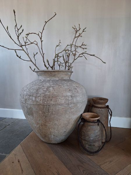Picture of Oude kruik pot uit India XL