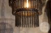 Picture of Stoere hanglamp met metalen kettingen klein model