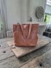 Picture of Lederen shopping bag Camel Raw Materials