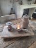 Picture of Oud houten bajot serveer plank