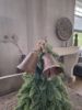 Picture of Decoratie bel (kerstklok) zink 10 cm roestig
