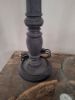 Picture of Houten tafellamp 66,5 cm grey incl beige kap